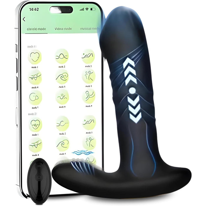 Pārnēsājams silikona vibrators ar G-punkta un klitora stimulāciju un 9 režīmiem