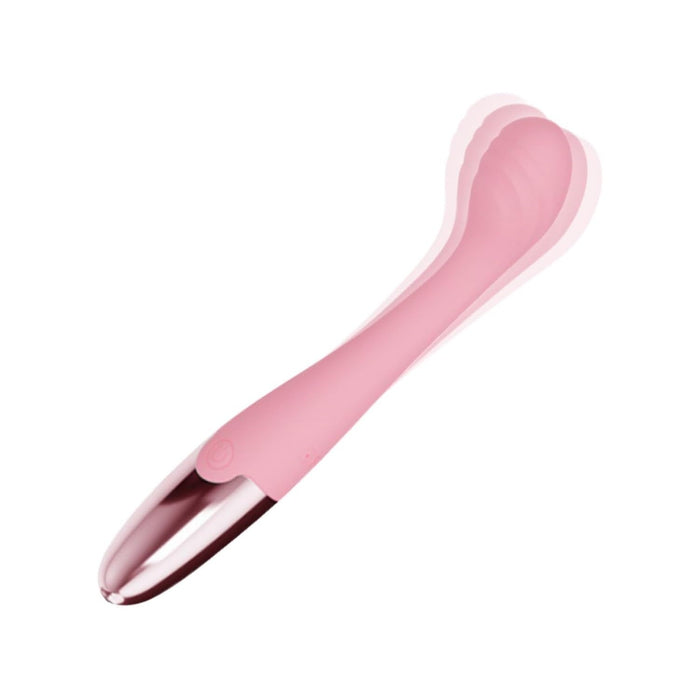 Vibrators sievietēm ar izliektu galu un 10 vibrācijas režīmiem – precīza stimulācija