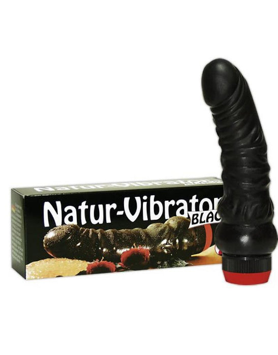 Natur Vibrator Melns maksts vibrators