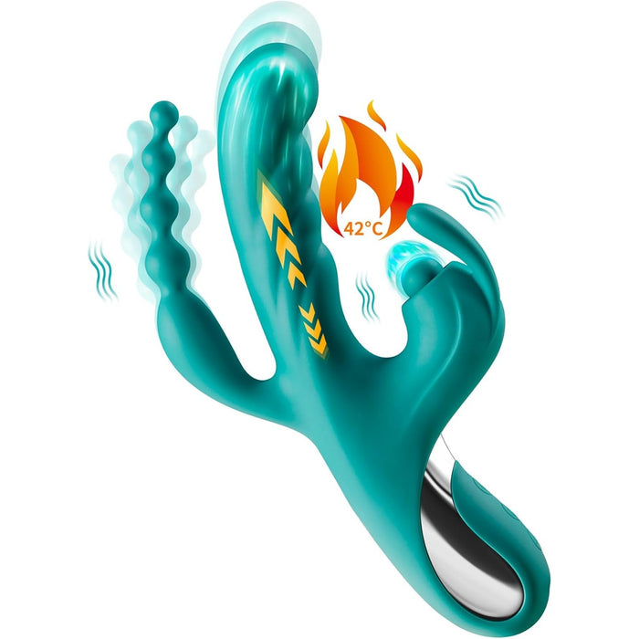 3-в-1 G-точка вибратор с сильной присоской и 10 режимами вибрации