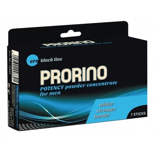 ERO Prorino Potency Powder Concentrate stimulējošais pulveris vīriešiem, 7 iepakojumi