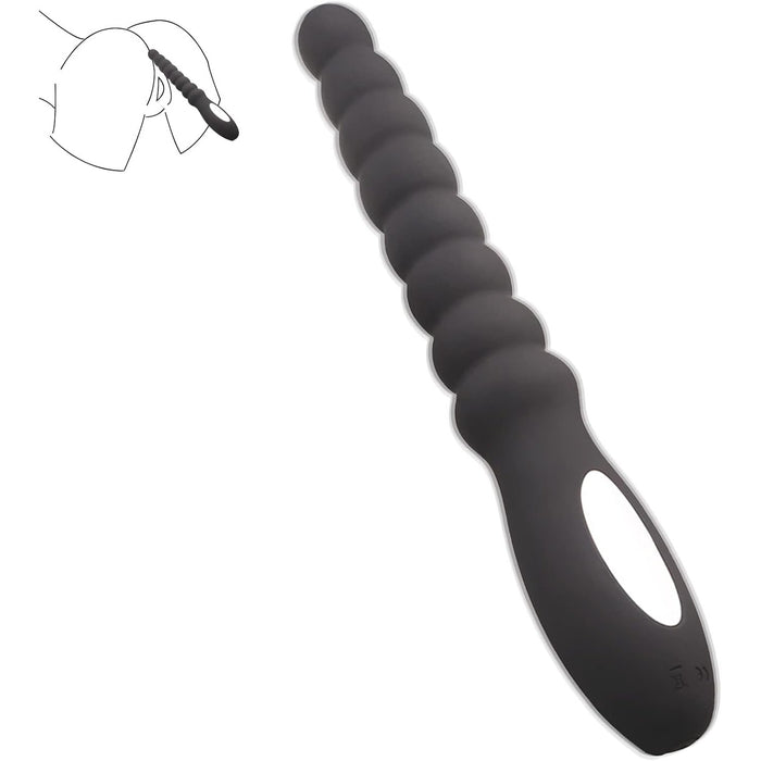 Перезаряжаемые анальные бусины с 10 режимами вибрации для стимуляции с сильной присоской