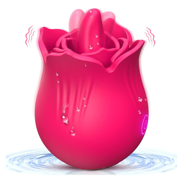 Vibrators sievietēm ar 9 laizīšanas un vibrācijas režīmiem G punktam un klitora stimulācijai