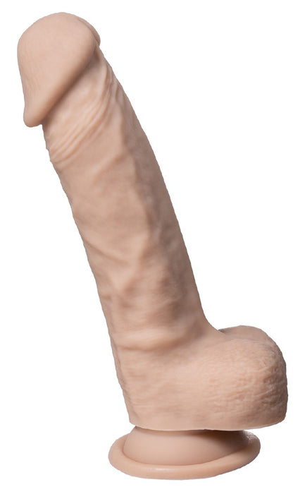 7" Modelis 1 Real Skin – reālistisks dildo ar spēcīgu piesūcekni un elastīgu dizainu