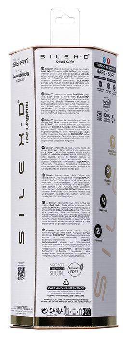 7" Modelis 1 Real Skin – reālistisks dildo ar spēcīgu piesūcekni un elastīgu dizainu
