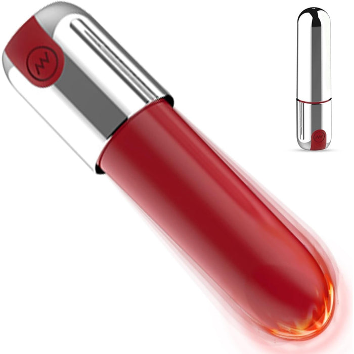 Мини-вибратор для женщин с сильной присоской и 10 режимами вибрации