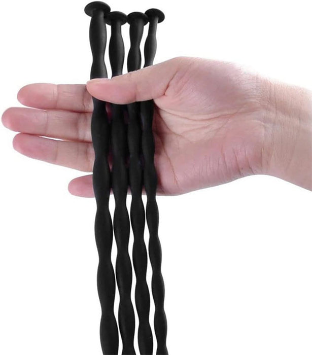 8 daļu silikona urīnizvadkanāla paplašinātāju komplekts prostatas stimulācijai, 3–10 mm