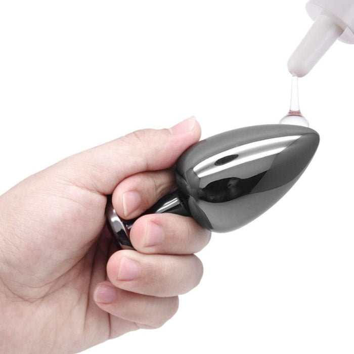 Аналная пробка Bianti 2ge с сильной присоской и стразами из металла