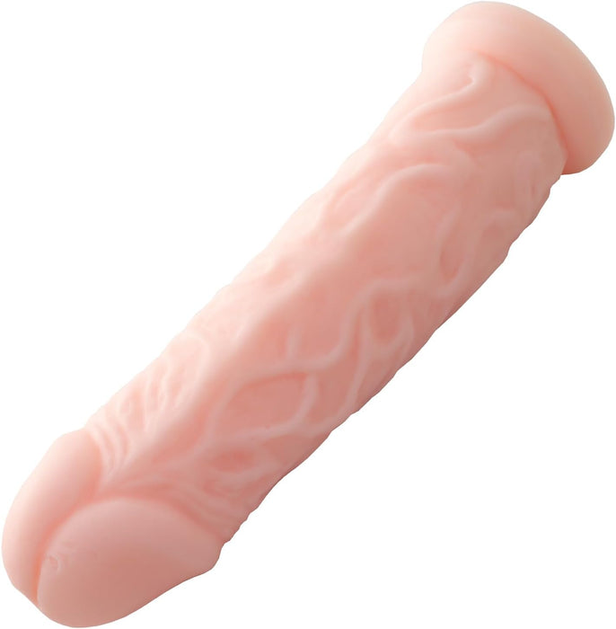 Liels dildo piederums ar 3xlr saskarni intensīvākām sajūtām