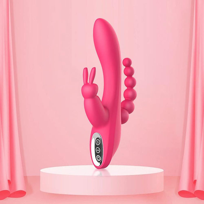 3-in-1 Trušu Vibrators ar 7 vibrācijas režīmiem un magnētisko uzlādi