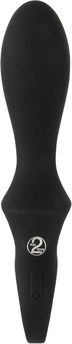 Eternal надувной вибратор для точки G, черный, 10 см с сильной присоской