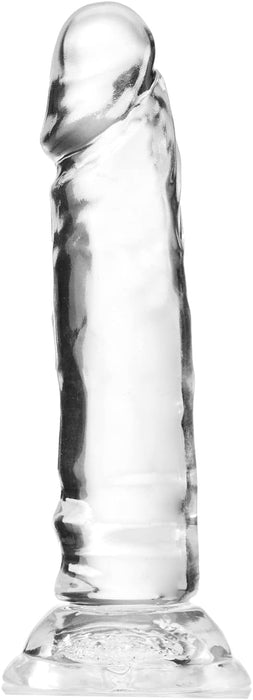 6,3 collu mīksts reālistisks dildo sievietēm ar spēcīgu piesūcekni