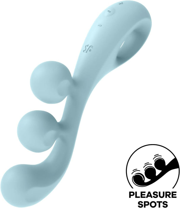 Tri Ball 2 – elastīgs vibrators trīskāršai klitora, vaginālajai un anālajai stimulācijai