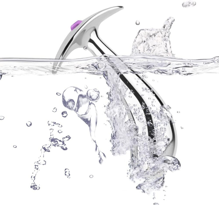 Набор из 3 металлических анальных плагов с сильной присоской для новичков и опытных