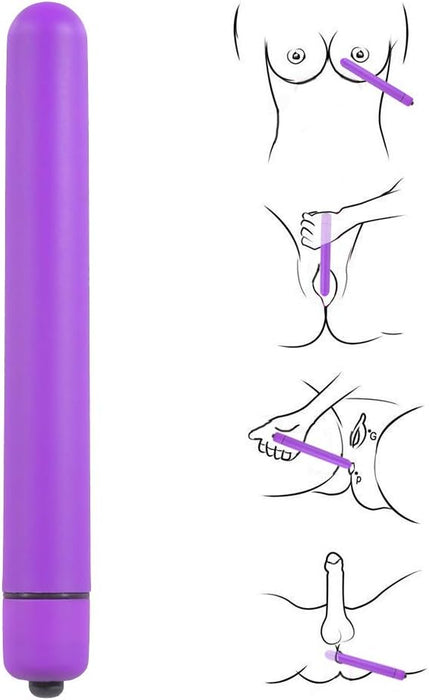 Mini vibrators ar 10 ātrumiem un ūdensizturīgu dizainu sievietēm