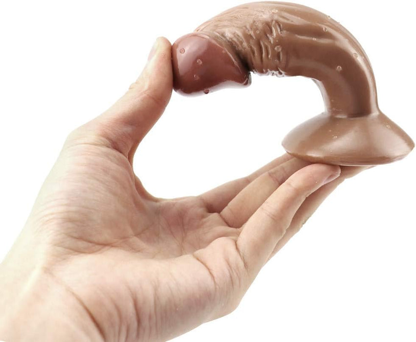 12 cm Realistiska Mini Dildo ar Spēcīgu Piesūcekni