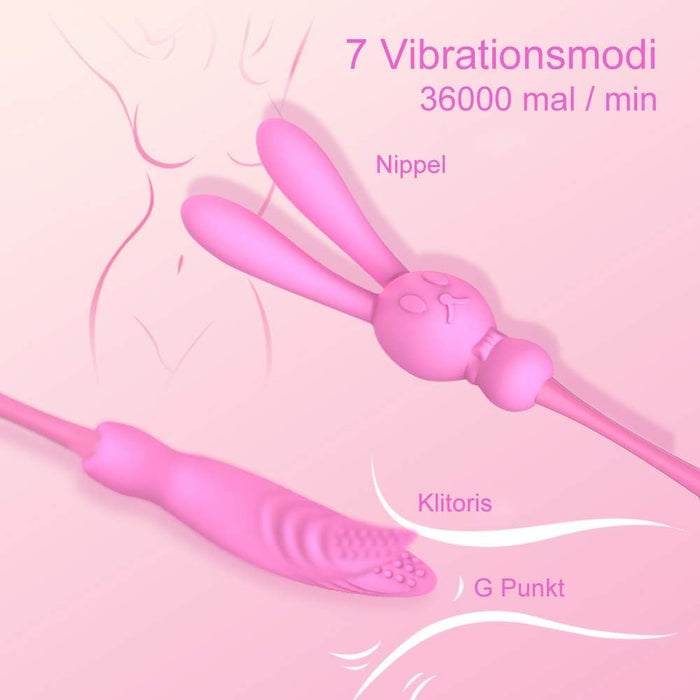 Klusi un jaudīga silikona vibrators ar 3 maināmām galvām sievietēm