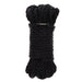 Taboom Bondage virvė 10 metrų, 7 mm skersmens, juoda – saugi ir patogi BDSM patirtis