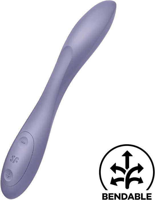 Elastīgs G-punkta vibrators ar intensīvu vibrāciju un ūdensizturību