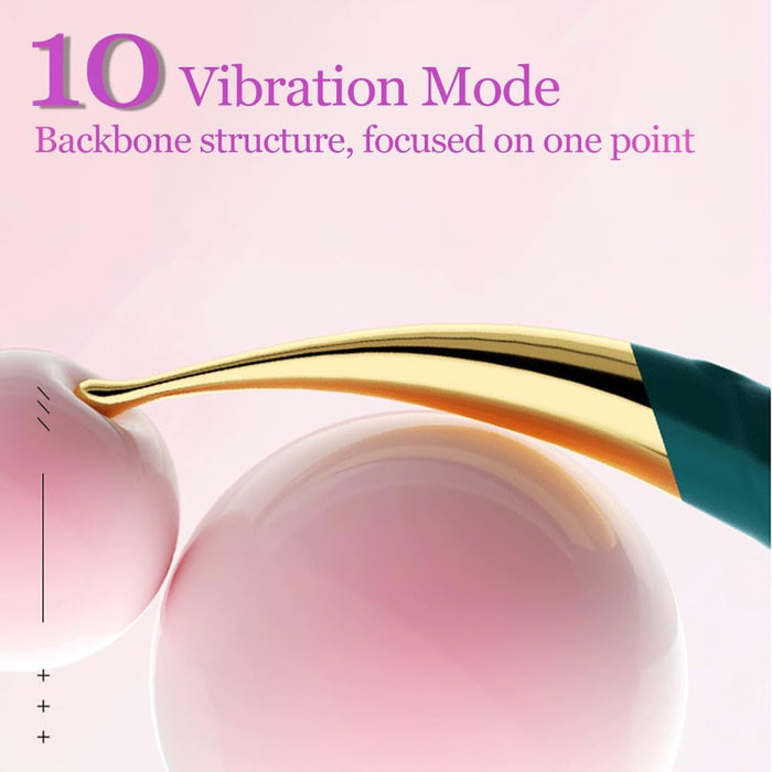 Kompakts G punktu vibrators sievietēm ar 10 vibrācijas režīmiem