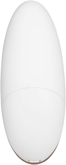 Diskrēts 12 cm vibrators ar mīkstu silikona pogu un 7 vibrācijas režīmiem