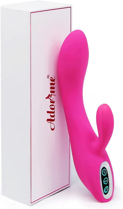 Silikona truša vibrators ar spēcīgu piesūkni G-punktam un klitoram ar 7 režīmiem