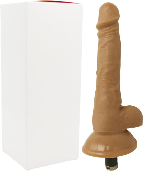 Elastīgs 19,5 cm reālistisks dildo piederums sievietēm sekss mašīnām