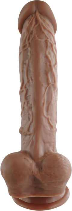 Reālistisks silikona dildo ar spēcīgu piesūkni un G punkta stimulāciju sievietēm