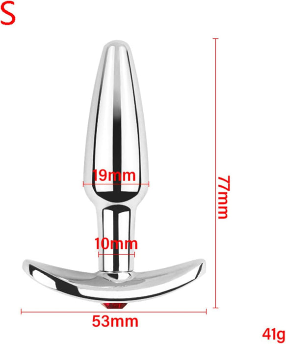 Аналог с сильной присоской из нержавеющей стали с T-образной базой S/M/L/XL