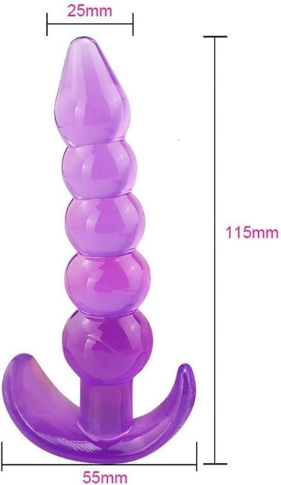 Anālo vibratoru komplekts ar 8 dažādiem modeļiem sievietēm un vīriešiem