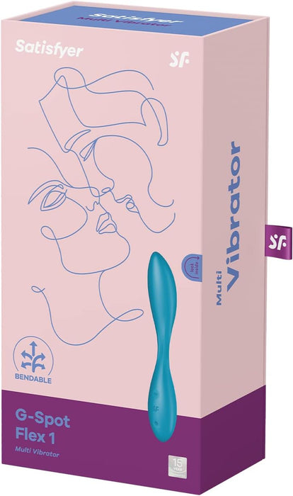 Гибкий G-точка вибратор с двумя мощными моторами и USB зарядкой, с сильной присоской