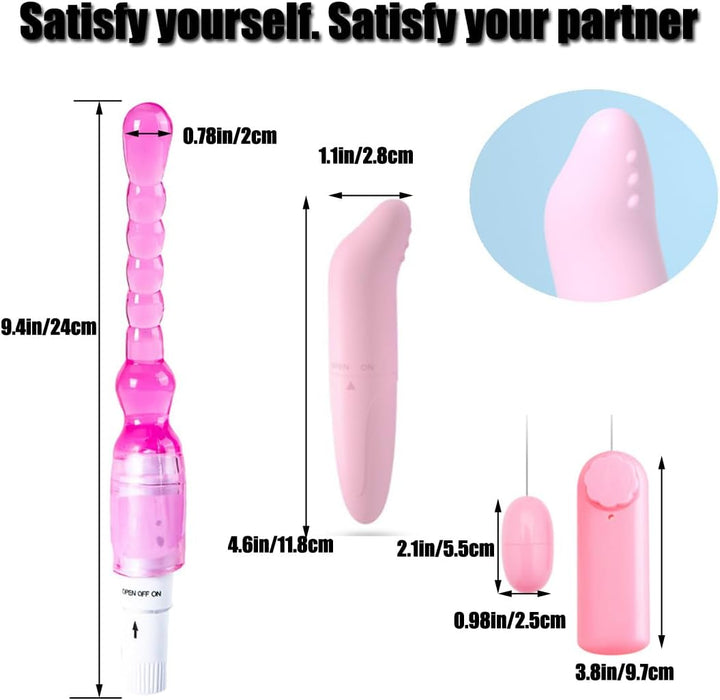 Silikona spraudņu komplekts pāriem un iesācējiem ar spēcīgu piesūkni – 17 gab.