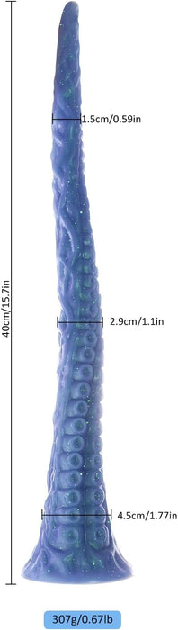 40см Оригинальный Тентаклевый Силиконовый Дильдо с сильной присоской XL