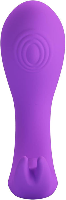Idabelle pārnēsājamais vibrators ar tālvadību un 12 vibrācijas režīmiem, violetā krāsā
