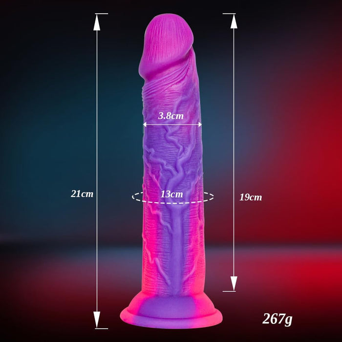 20 cm Realistisks Silikona Monstrs Dildo ar Stipru Pieslēgvietu