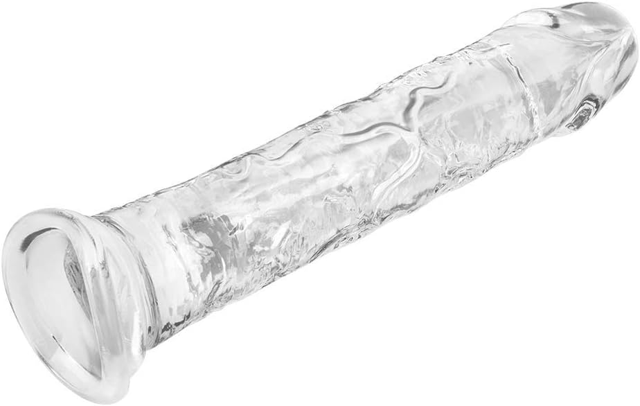 Натуральный фаллоимитатор среднего размера с сильной присоской 19 см