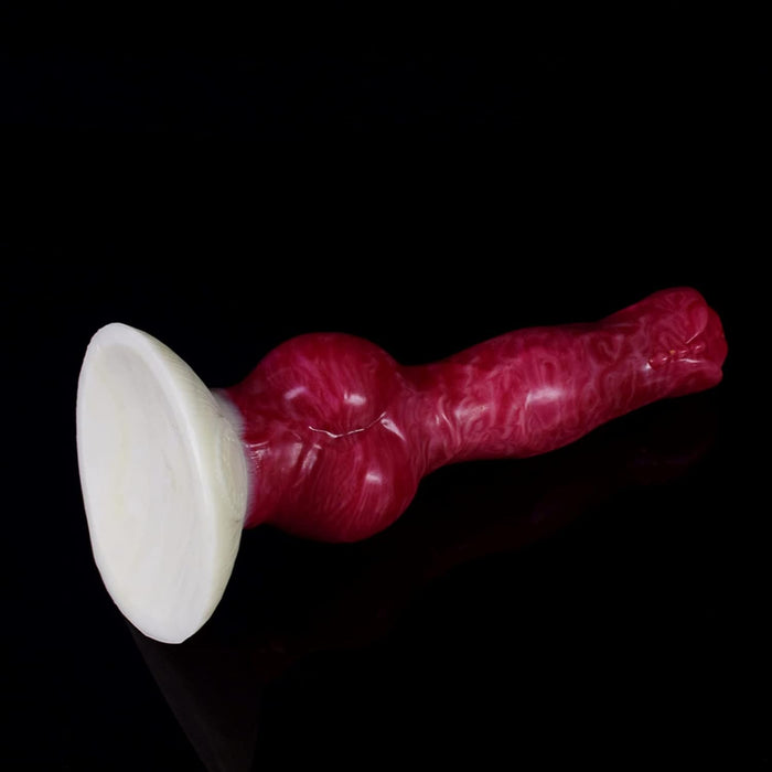 Reālistisks Vilka Suņa Formas Silikona Dildo ar Stipru Piesūcekni