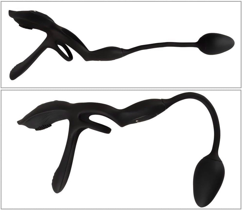 Многофункциональный парный вибратор с сильной присоской и 5 режимами