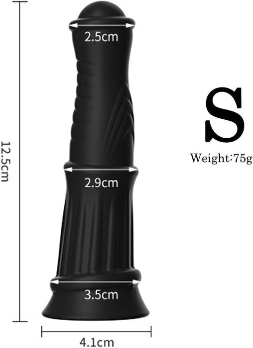 Dildo ar spēcīgu piesūcekni un unikālu faktūru baudījumam