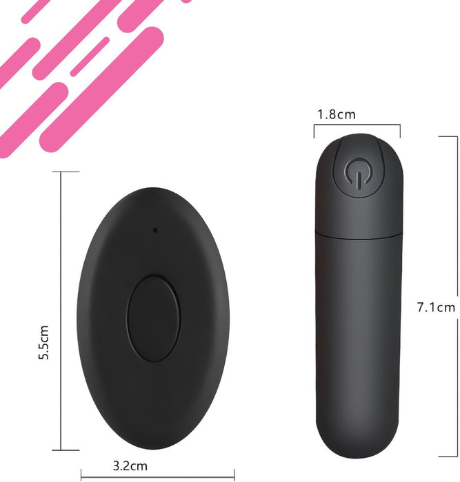 Маленькое виброяйцо с дистанционным управлением и 10 режимами вибрации с сильной присоской