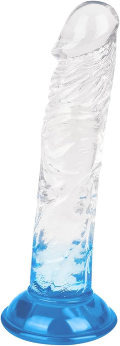 Dabisks dildo ar stipru piesūcekni, 22 cm, mīksts un elastīgs