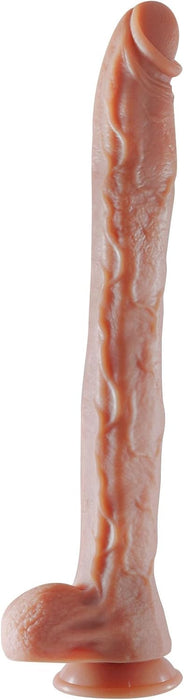 43 cm garš silikona reālistisks dildo ar spēcīgu piesūkni un G punkta stimulāciju