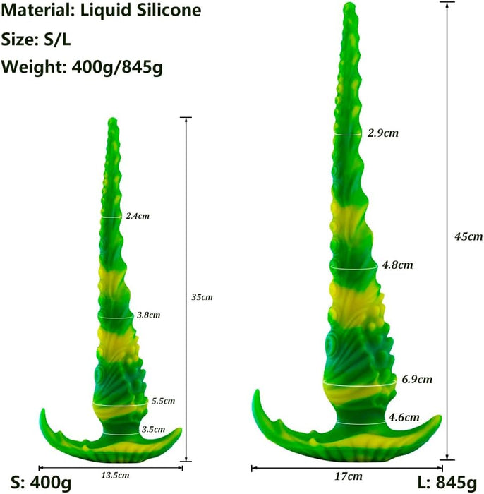 Реалистичный фаллоимитатор в форме щупальца осьминога с сильной присоской