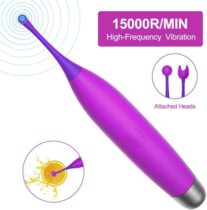 Клиторальный и G-точечный стимулятор с 10 режимами вибрации и сильной присоской