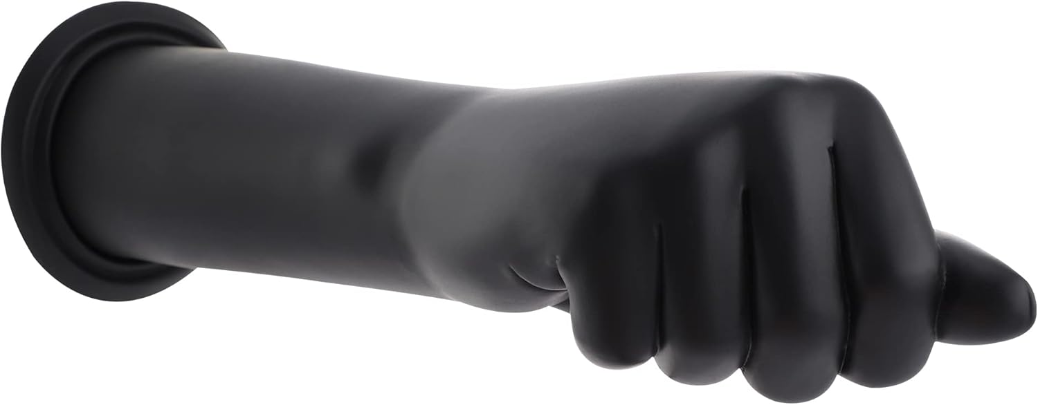 Mīksts 21.6 cm silikona dildo ar KlicLok sistēmu, vidējs izmērs