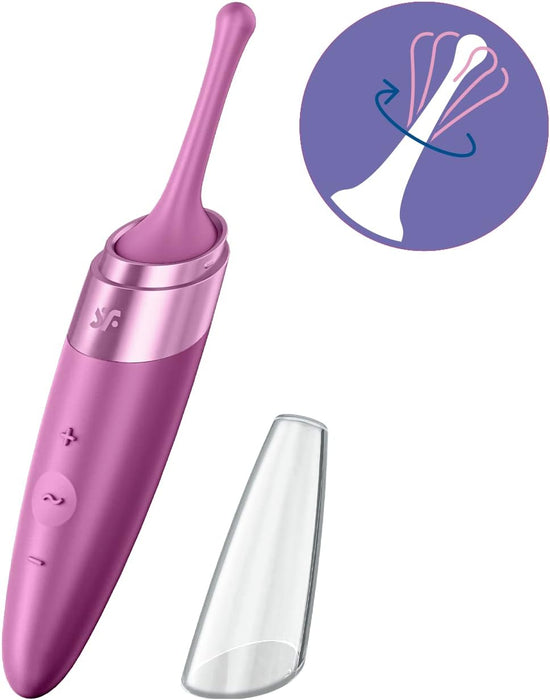 Twirling Delight Vibrators ar 40 Vibrāciju Programmas un Ūdensdrošs