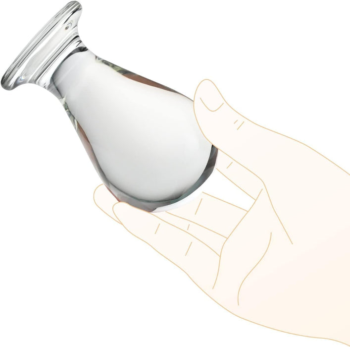 Stikla Anālais Spraudnis «Kristalldildo» – Caurspīdīgs un Ūdensizturīgs Dizains