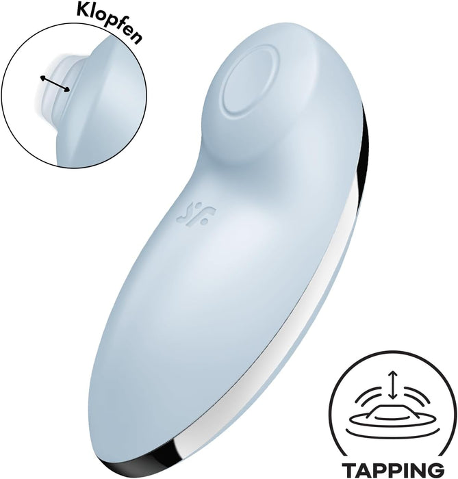 Tap & Climax 2 – 11 cm vibrators ar sitiena funkciju un diviem motoriem