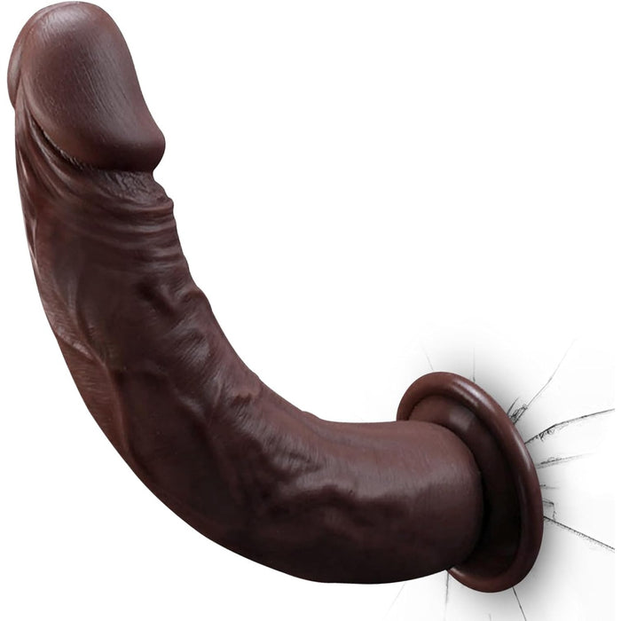 Reālistisks 18.7 cm Dildo ar Spēcīgu Piesūcekni un Dabas Dizainu