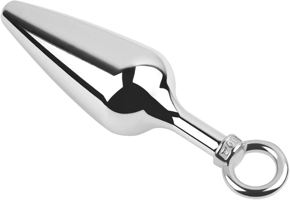 Аналъный плаг с сильной присоской из нержавеющей стали – размеры S/M/L/XL